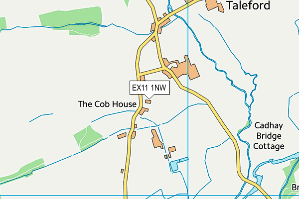 EX11 1NW map - OS VectorMap District (Ordnance Survey)