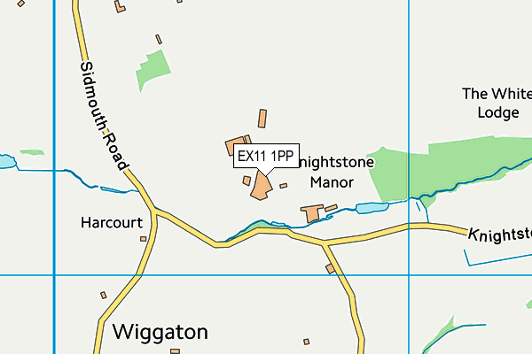 EX11 1PP map - OS VectorMap District (Ordnance Survey)