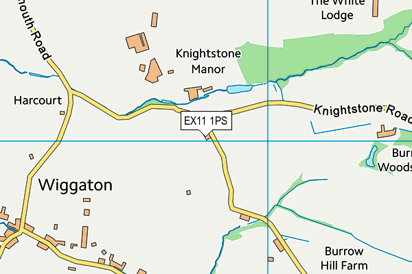 EX11 1PS map - OS VectorMap District (Ordnance Survey)