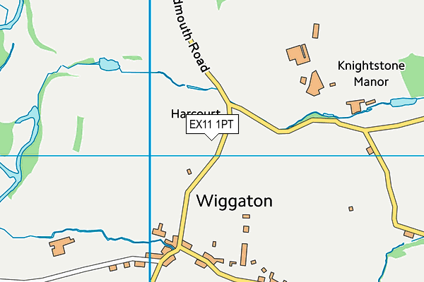 EX11 1PT map - OS VectorMap District (Ordnance Survey)