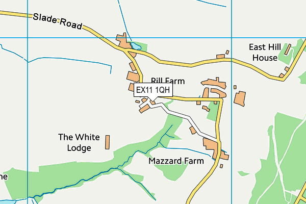 EX11 1QH map - OS VectorMap District (Ordnance Survey)