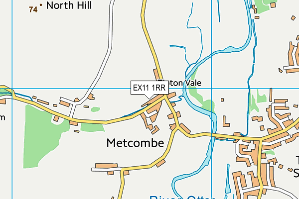 EX11 1RR map - OS VectorMap District (Ordnance Survey)