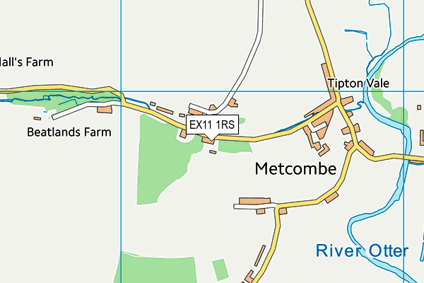 EX11 1RS map - OS VectorMap District (Ordnance Survey)