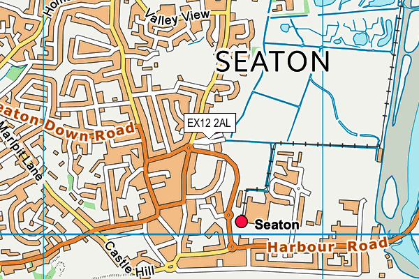 EX12 2AL map - OS VectorMap District (Ordnance Survey)