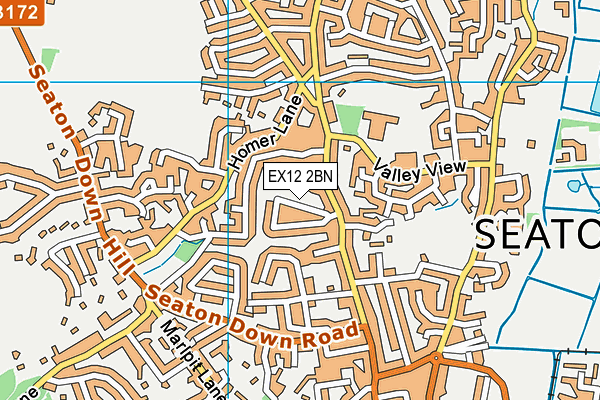 EX12 2BN map - OS VectorMap District (Ordnance Survey)