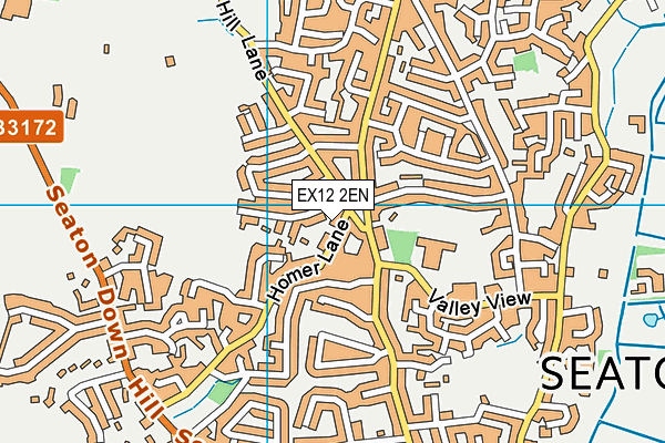 EX12 2EN map - OS VectorMap District (Ordnance Survey)