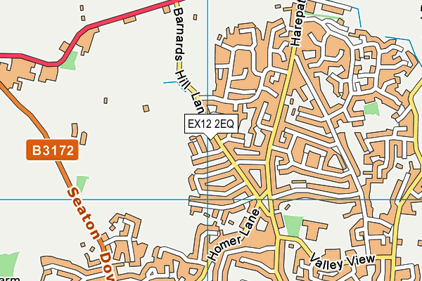 EX12 2EQ map - OS VectorMap District (Ordnance Survey)