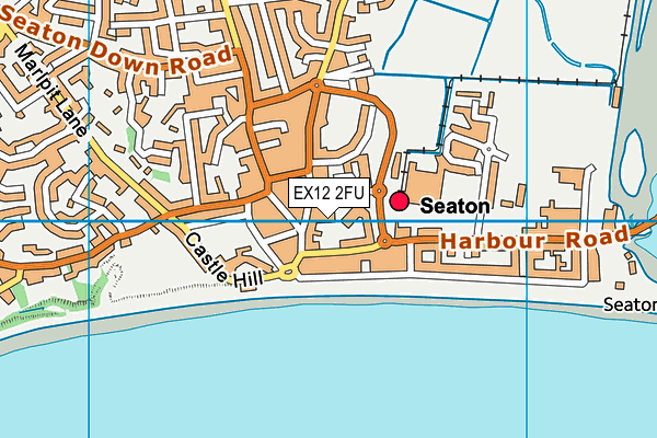 EX12 2FU map - OS VectorMap District (Ordnance Survey)