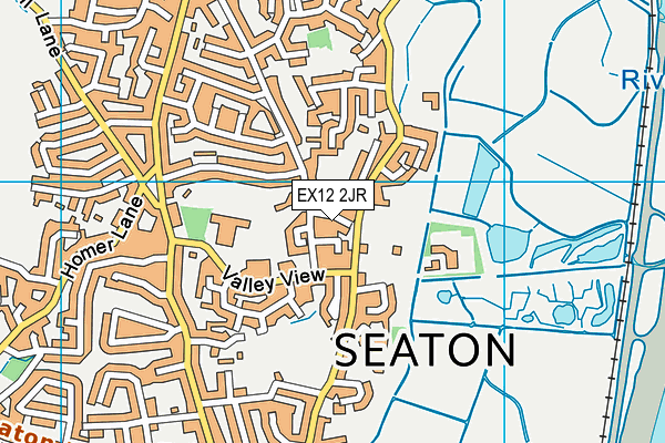 EX12 2JR map - OS VectorMap District (Ordnance Survey)