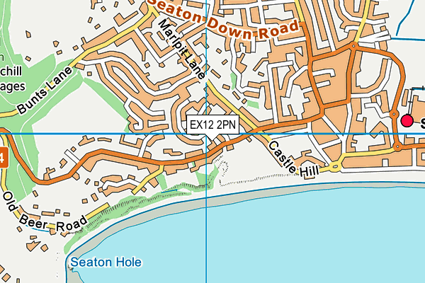 EX12 2PN map - OS VectorMap District (Ordnance Survey)