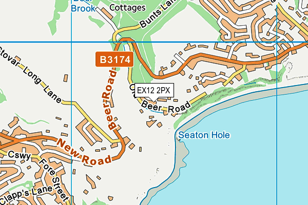 Map of SEATON HOLE KIOSK LIMITED at district scale