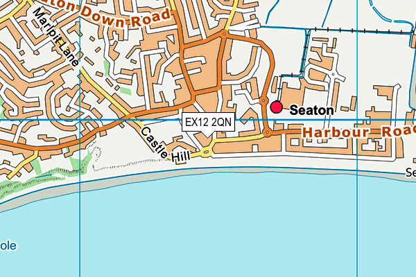 EX12 2QN map - OS VectorMap District (Ordnance Survey)