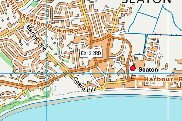 EX12 2RD map - OS VectorMap District (Ordnance Survey)