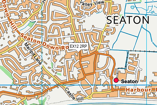 EX12 2RP map - OS VectorMap District (Ordnance Survey)