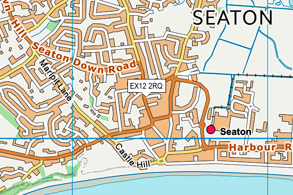 EX12 2RQ map - OS VectorMap District (Ordnance Survey)