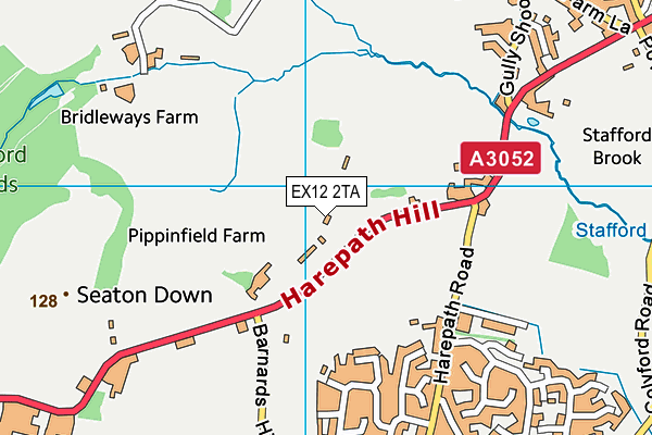 EX12 2TA map - OS VectorMap District (Ordnance Survey)