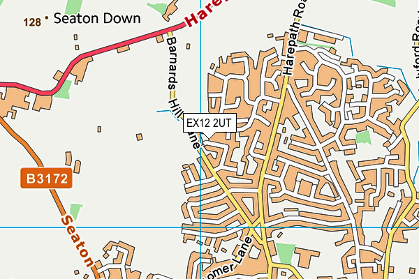 EX12 2UT map - OS VectorMap District (Ordnance Survey)