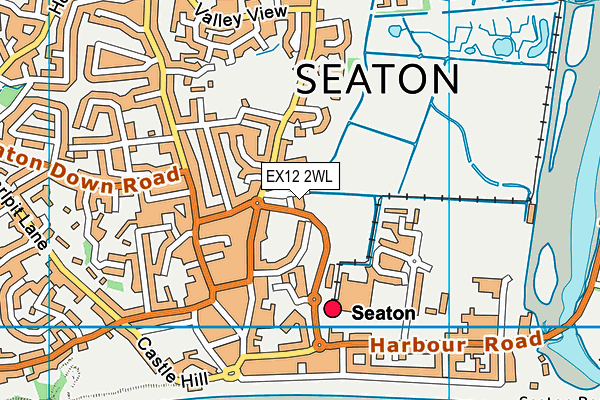 EX12 2WL map - OS VectorMap District (Ordnance Survey)