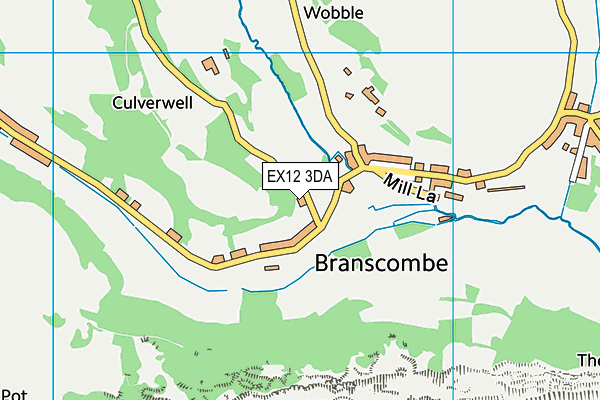 Branscombe Church of England Primary School map (EX12 3DA) - OS VectorMap District (Ordnance Survey)