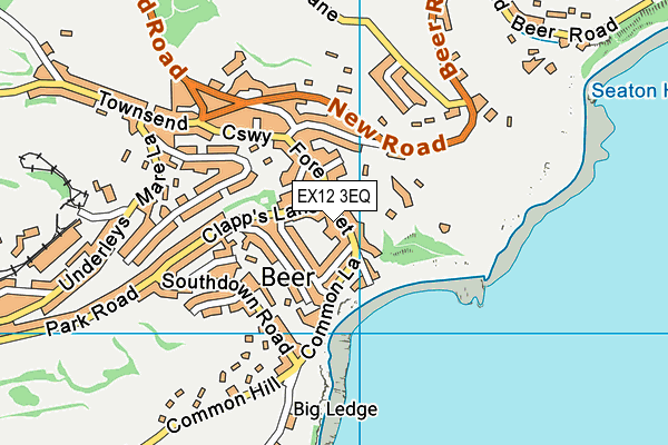 EX12 3EQ map - OS VectorMap District (Ordnance Survey)