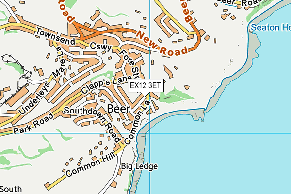 EX12 3ET map - OS VectorMap District (Ordnance Survey)