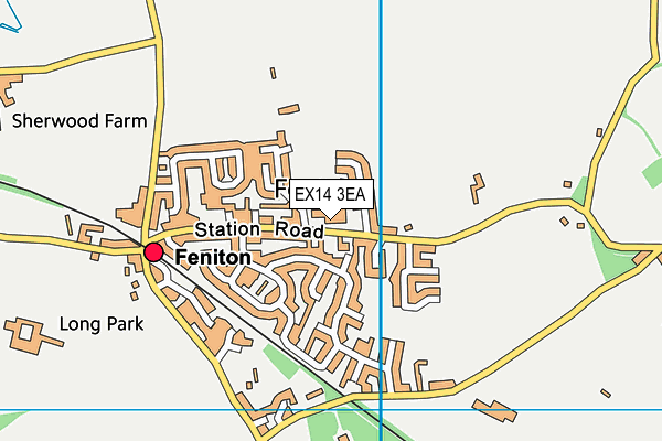 Feniton Church of England Primary School map (EX14 3EA) - OS VectorMap District (Ordnance Survey)