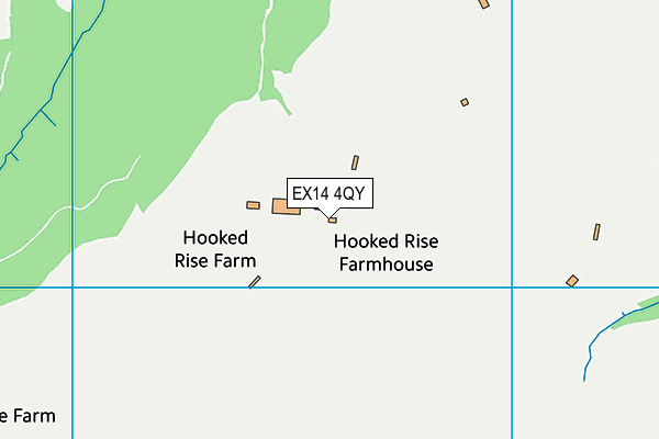 EX14 4QY map - OS VectorMap District (Ordnance Survey)