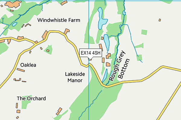 EX14 4SH map - OS VectorMap District (Ordnance Survey)