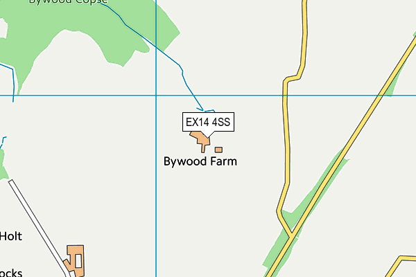 EX14 4SS map - OS VectorMap District (Ordnance Survey)