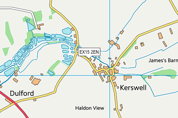 EX15 2EN map - OS VectorMap District (Ordnance Survey)