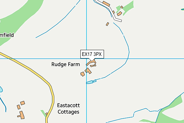 EX17 3PX map - OS VectorMap District (Ordnance Survey)