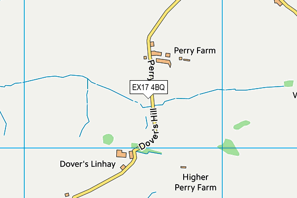 EX17 4BQ map - OS VectorMap District (Ordnance Survey)