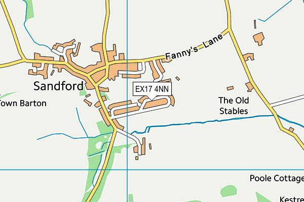 EX17 4NN map - OS VectorMap District (Ordnance Survey)