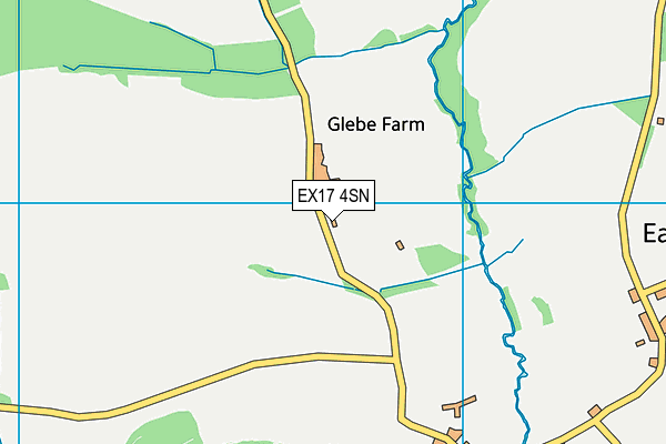 EX17 4SN map - OS VectorMap District (Ordnance Survey)