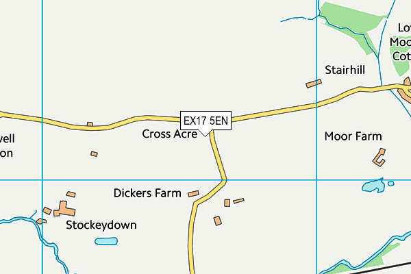 EX17 5EN map - OS VectorMap District (Ordnance Survey)