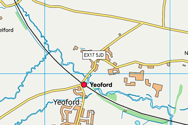 EX17 5JD map - OS VectorMap District (Ordnance Survey)