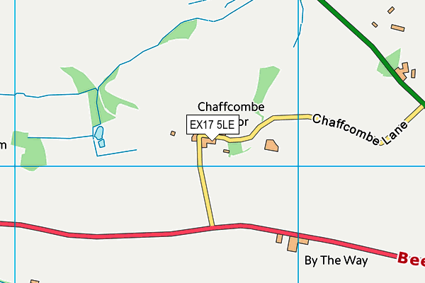 EX17 5LE map - OS VectorMap District (Ordnance Survey)