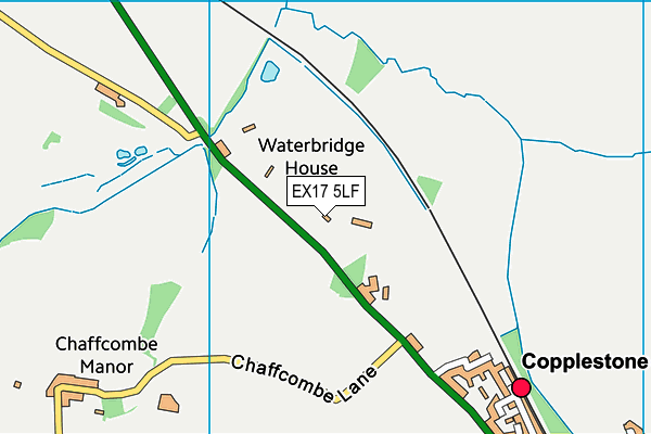 EX17 5LF map - OS VectorMap District (Ordnance Survey)