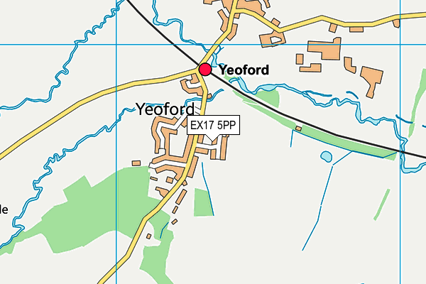 EX17 5PP map - OS VectorMap District (Ordnance Survey)