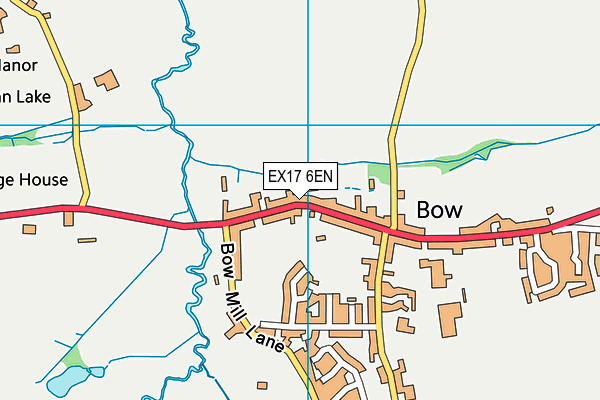 EX17 6EN map - OS VectorMap District (Ordnance Survey)