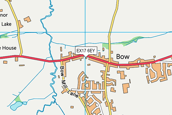 EX17 6EY map - OS VectorMap District (Ordnance Survey)