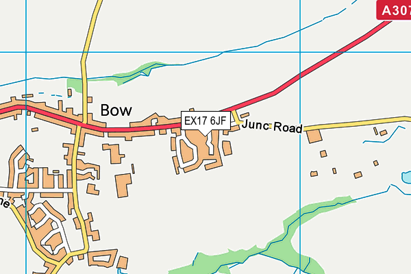 EX17 6JF map - OS VectorMap District (Ordnance Survey)