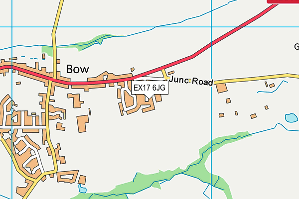 EX17 6JG map - OS VectorMap District (Ordnance Survey)