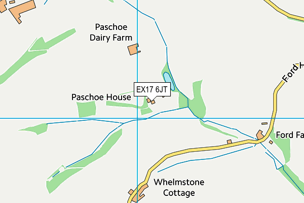 EX17 6JT map - OS VectorMap District (Ordnance Survey)