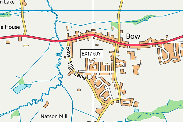 EX17 6JY map - OS VectorMap District (Ordnance Survey)