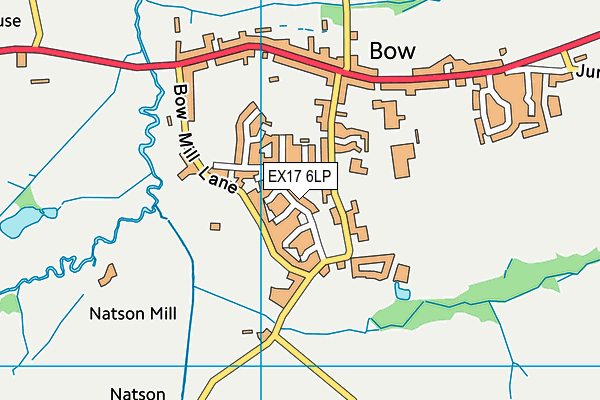 EX17 6LP map - OS VectorMap District (Ordnance Survey)