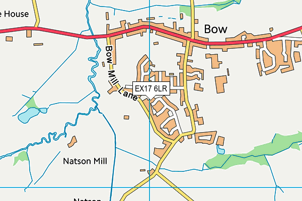 EX17 6LR map - OS VectorMap District (Ordnance Survey)