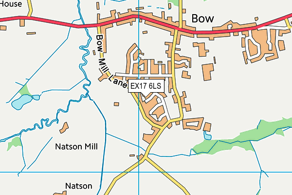 EX17 6LS map - OS VectorMap District (Ordnance Survey)