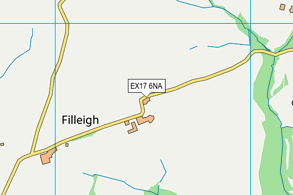 EX17 6NA map - OS VectorMap District (Ordnance Survey)