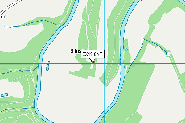 EX19 8NT map - OS VectorMap District (Ordnance Survey)